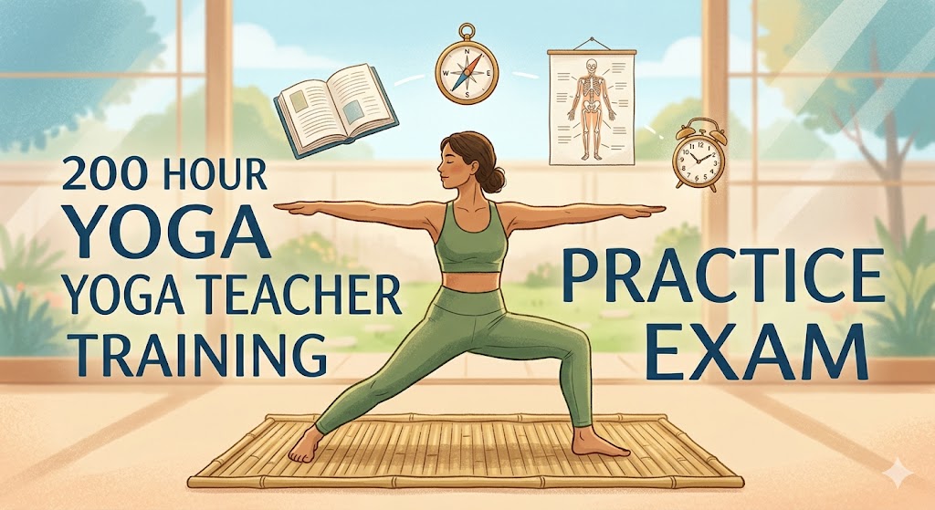200 Hour Yoga Teacher Training Practice Exam Banner