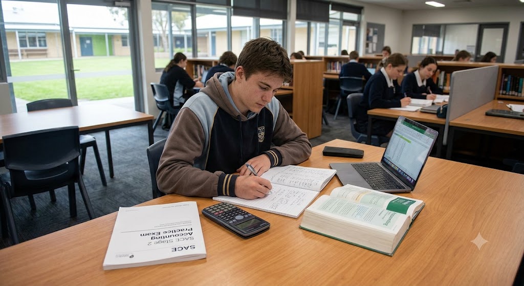 SACE Stage 2 Accounting Practice Exam Banner