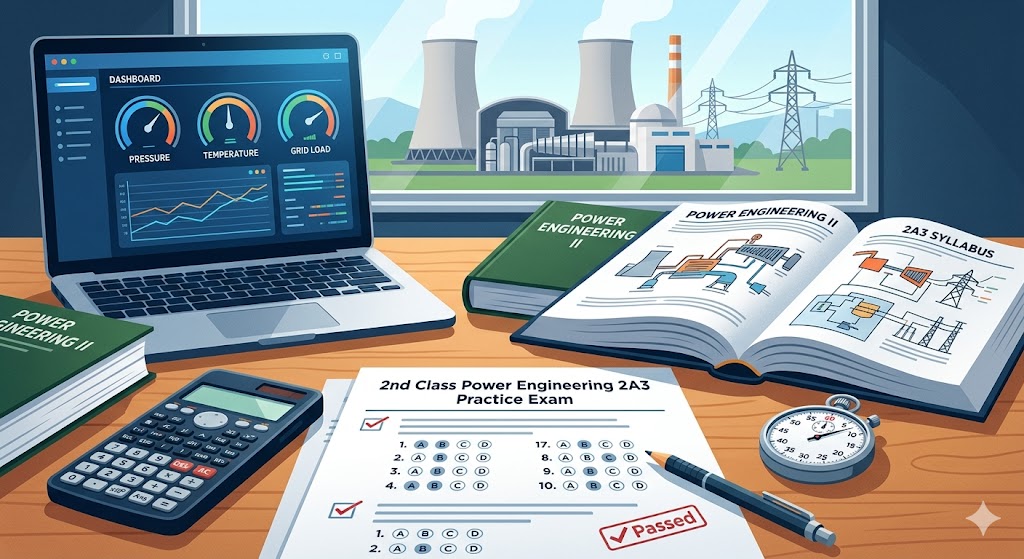 2nd Class Power Engineering 2A3 Practice Exam Banner