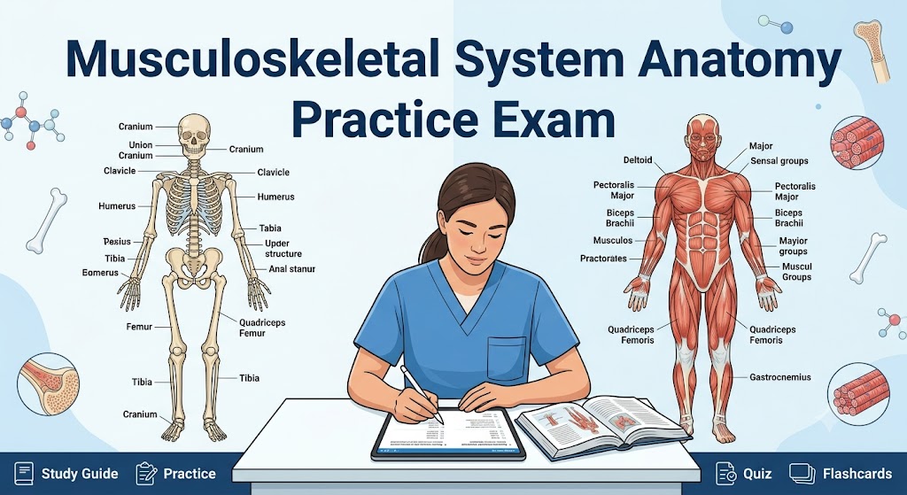 Musculoskeletal System Practice Test Questions Banner