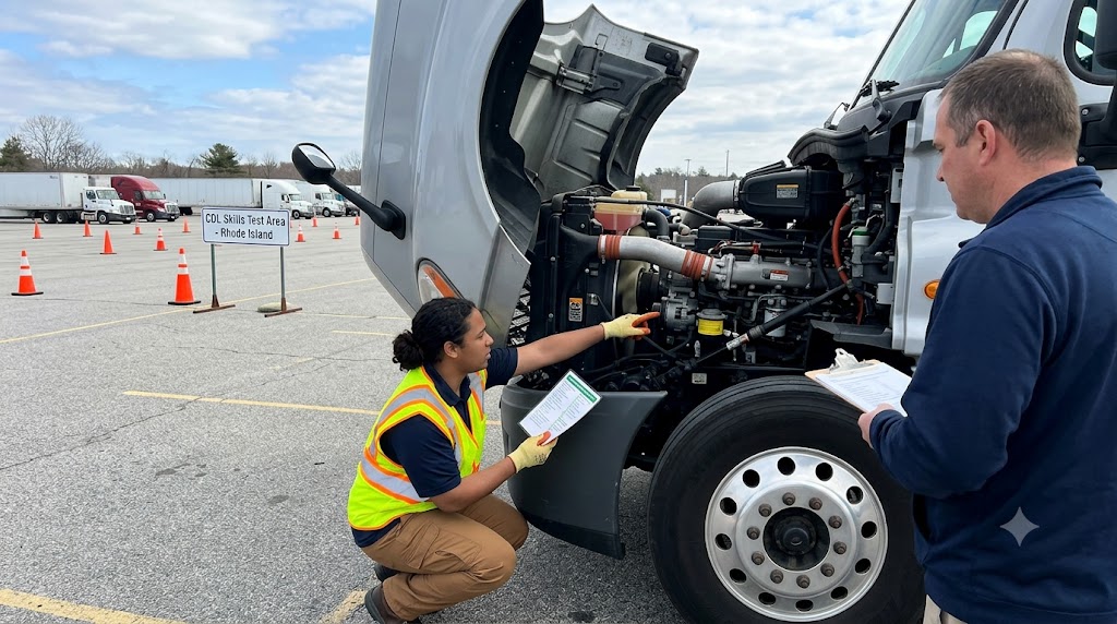 Rhode Island CDL Pre-Trip Practice Test Banner