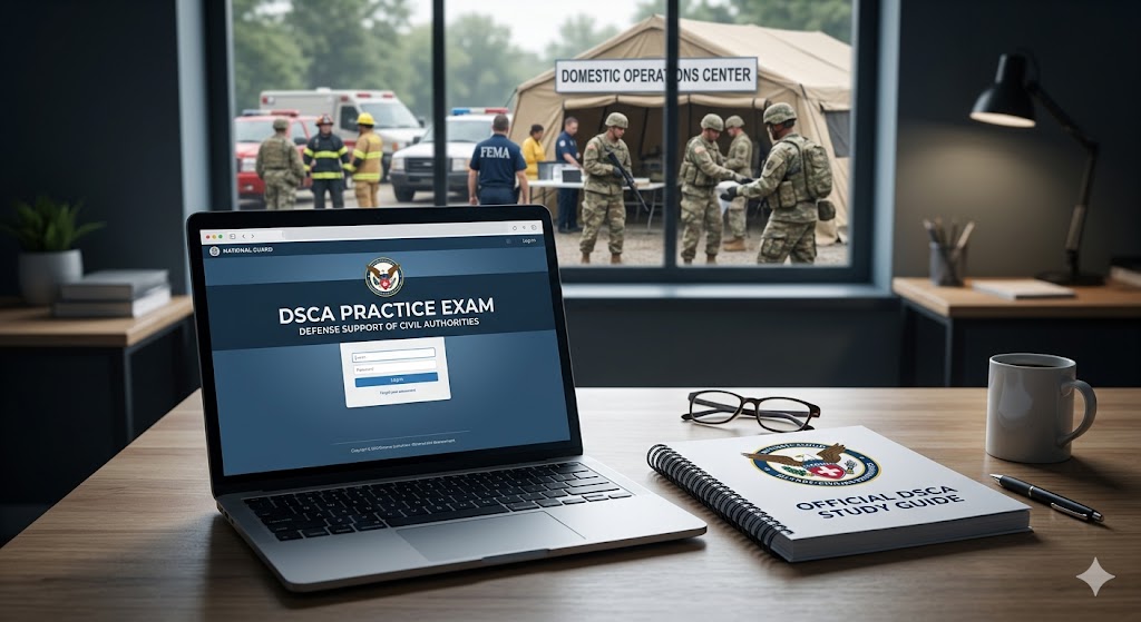Defense Support of Civil Authorities (DSCA) Practice Test Banner