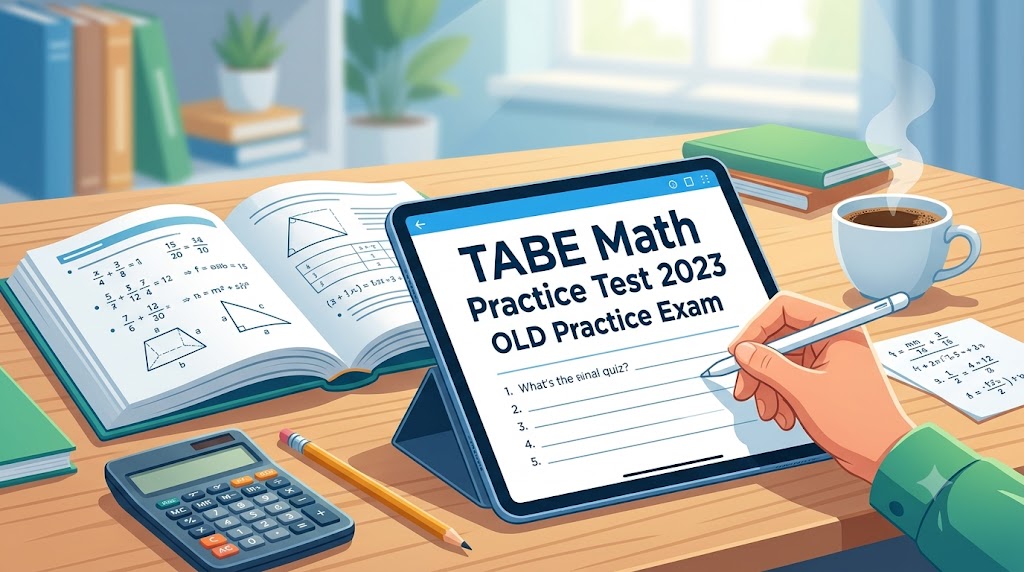 TABE Math Practice Test 2023 OLD Banner