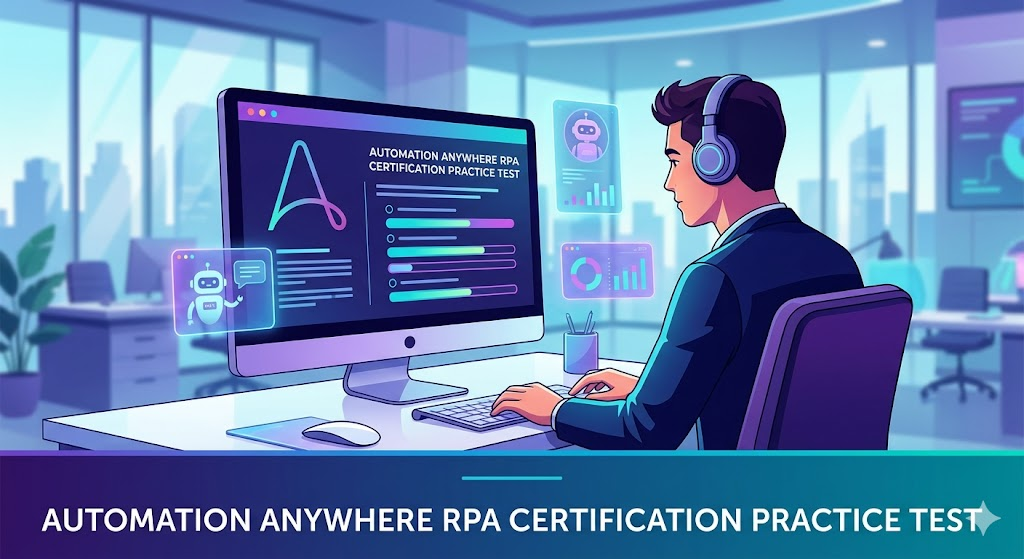 Automation Anywhere RPA Certification Practice Test Banner