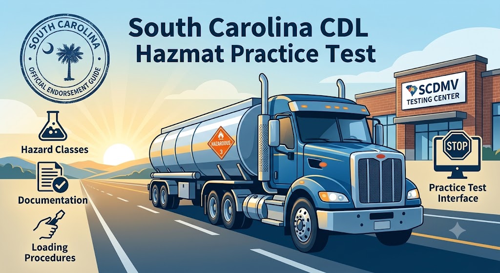 South Carolina CDL Hazmat Practice Test Banner