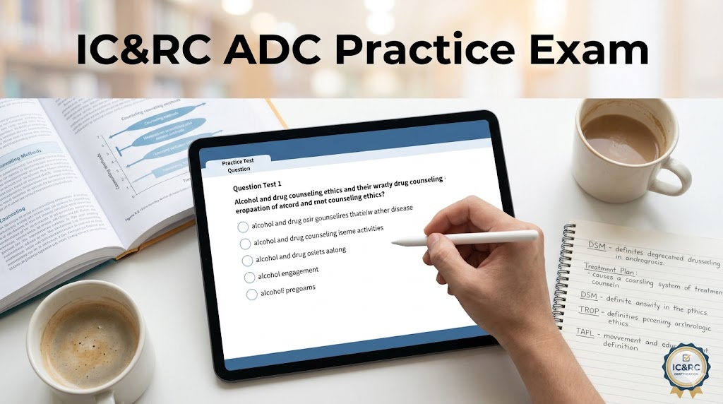 IC&RC Alcohol and Drug Counselor (ADC) Practice Exam Banner