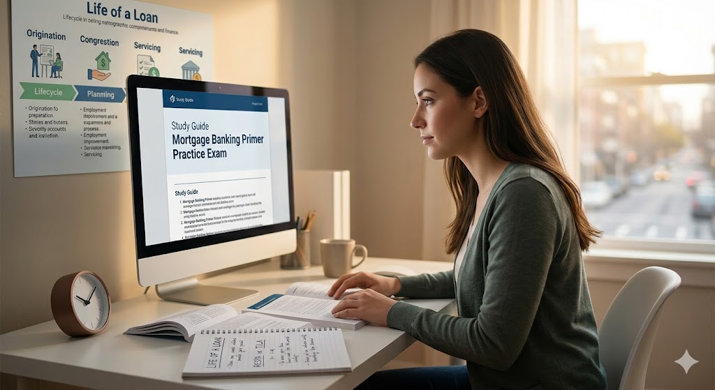 Mortgage Banking Primer Practice Test Banner