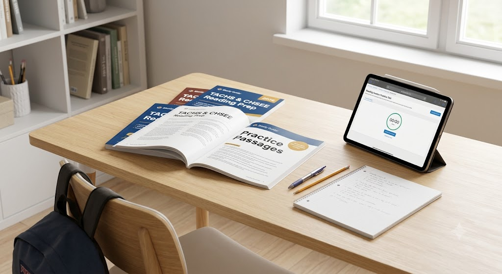 TACHS CHSEE Reading Practice Test 2026 Banner