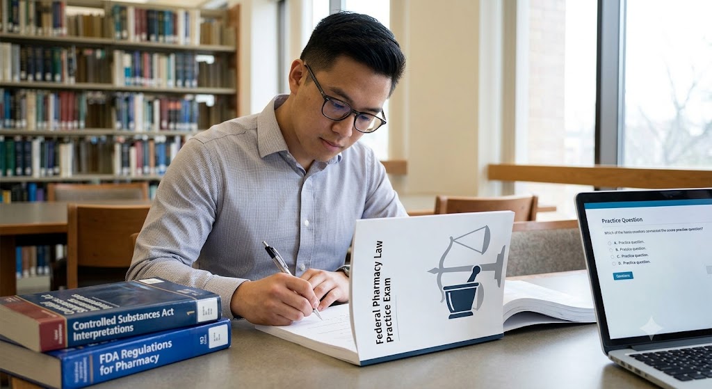 Federal Pharmacy Law Practice Exam Banner