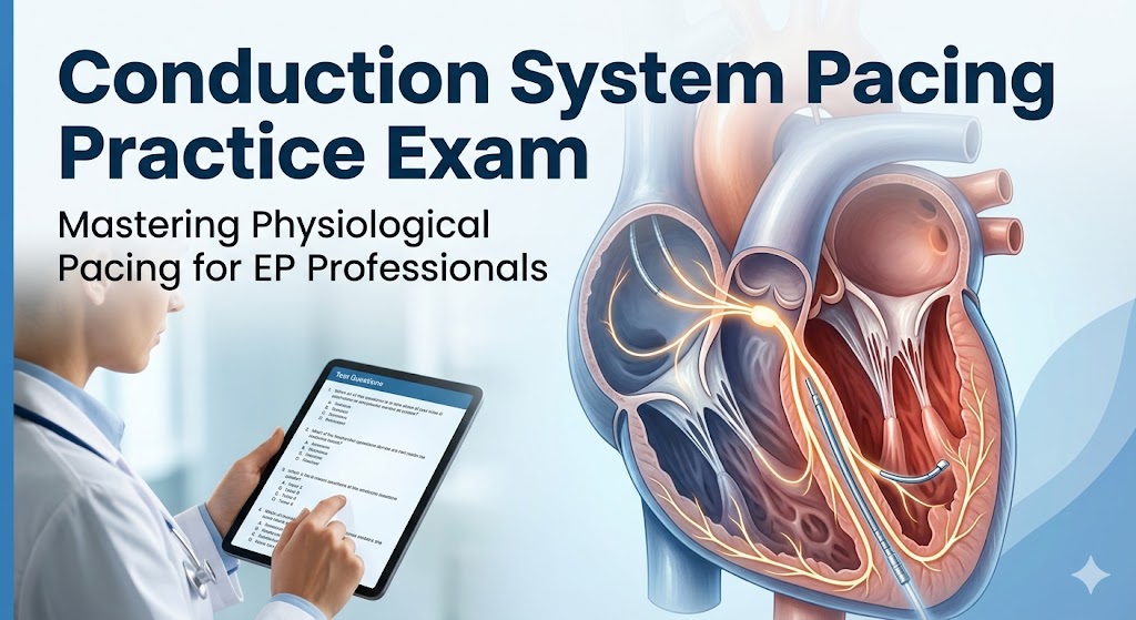 Conduction System Pacing Practice Test Banner