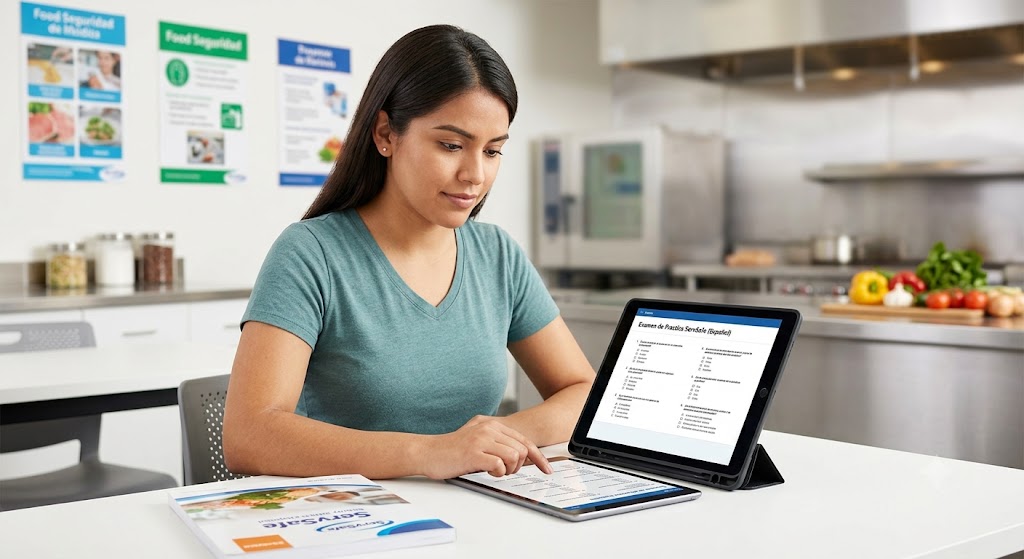 ServSafe Practice Test in Spanish 2023 (Examen de practica de ServSafe en Espanol) Banner