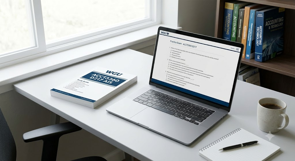 Western Governors University (WGU) ACCT3360 D217 Accounting Information Systems Practice Exam Banner