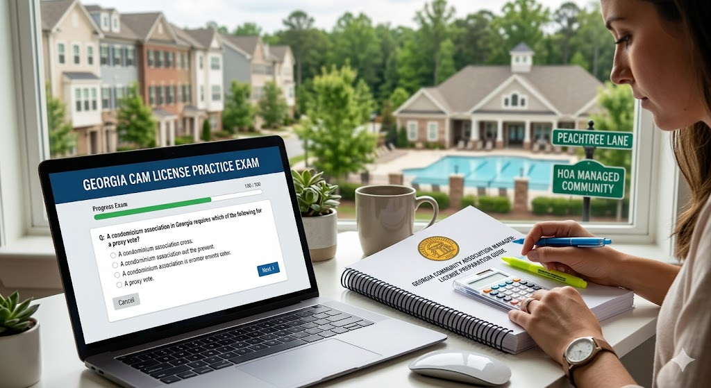 Georgia Community Association Manager (CAM) License Practice Exam Banner
