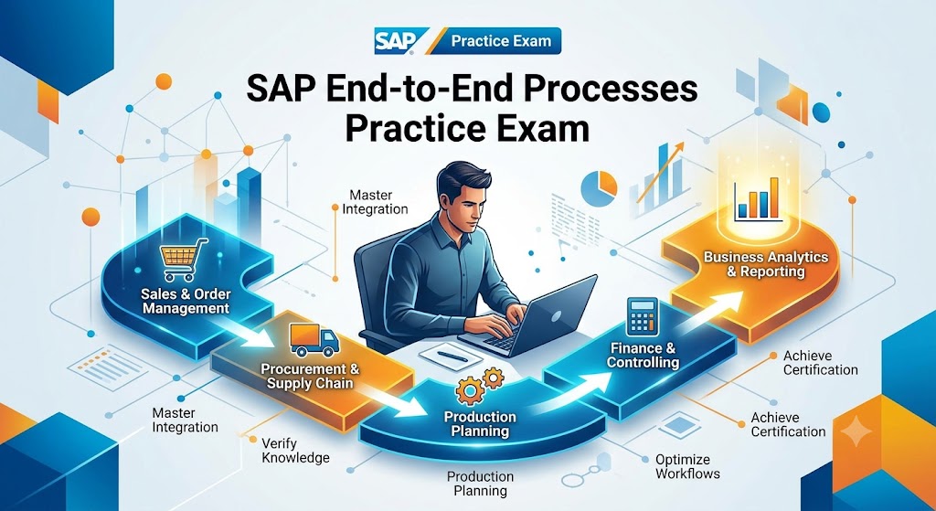 SAP End to End Processes Practice Test Banner