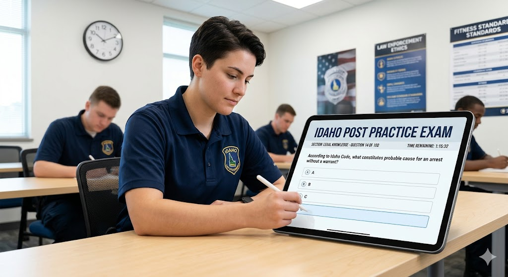 Idaho Peace Officer Standards and Training (POST) Practice Exam Banner