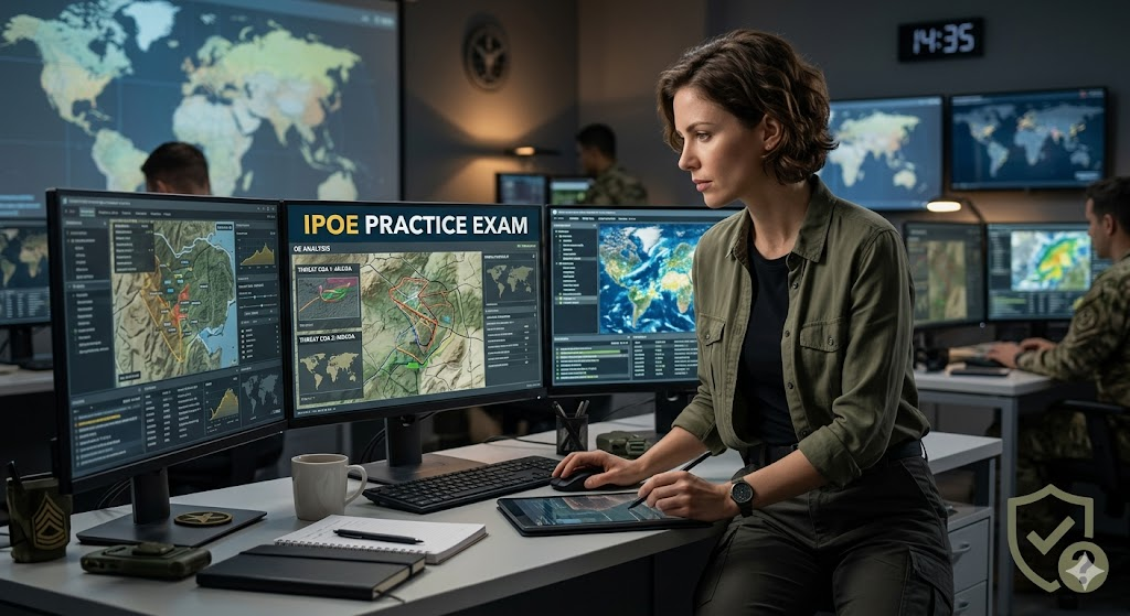Intelligence Preparation of the Operational Environment (IPOE) Practice Test Banner