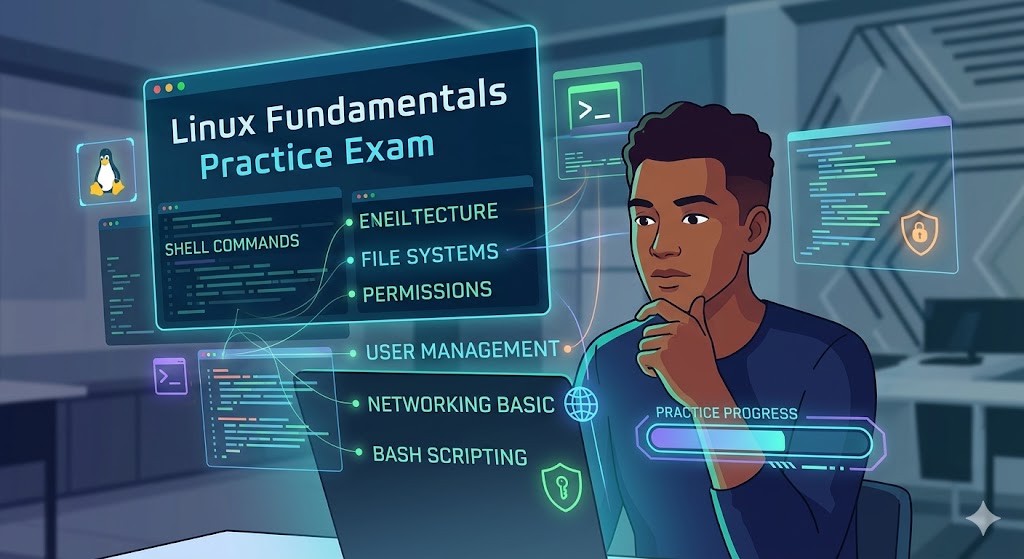 Linux Fundamentals Practice Test Banner
