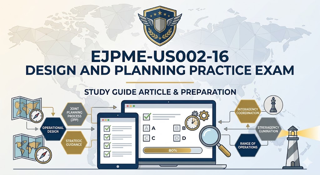 EJPME-US002-16 Design and Planning Practice Test Banner