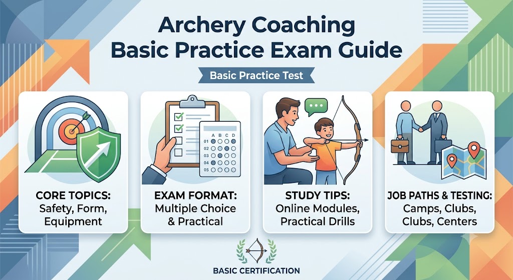 Archery Coaching Certification – Basic Practice Test Banner