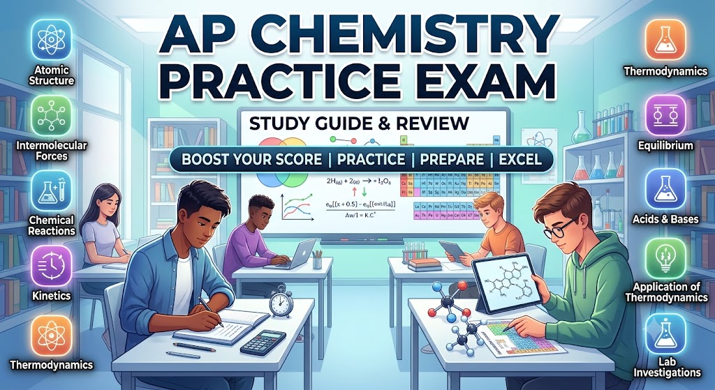 Advanced Placement (AP) Chemistry Practice Exam Banner
