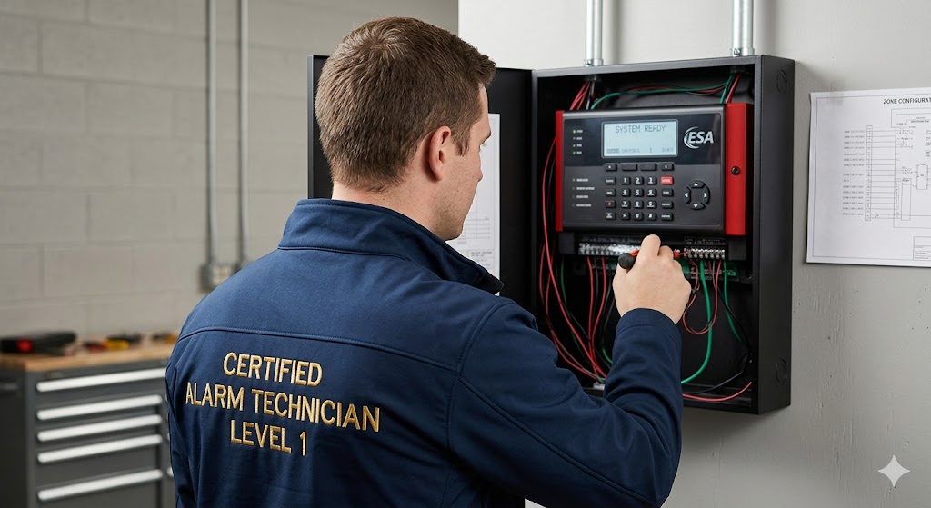 ESA Certified Alarm Technician Practice Exam Banner