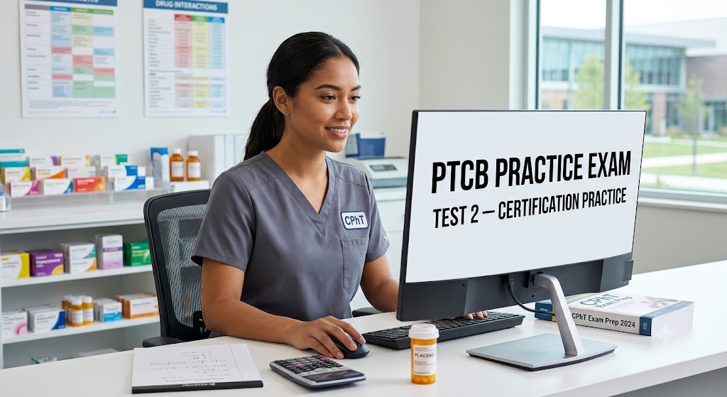 Free PTCB Practice Test 2 – Pharmacy Technician Certification Practice Banner