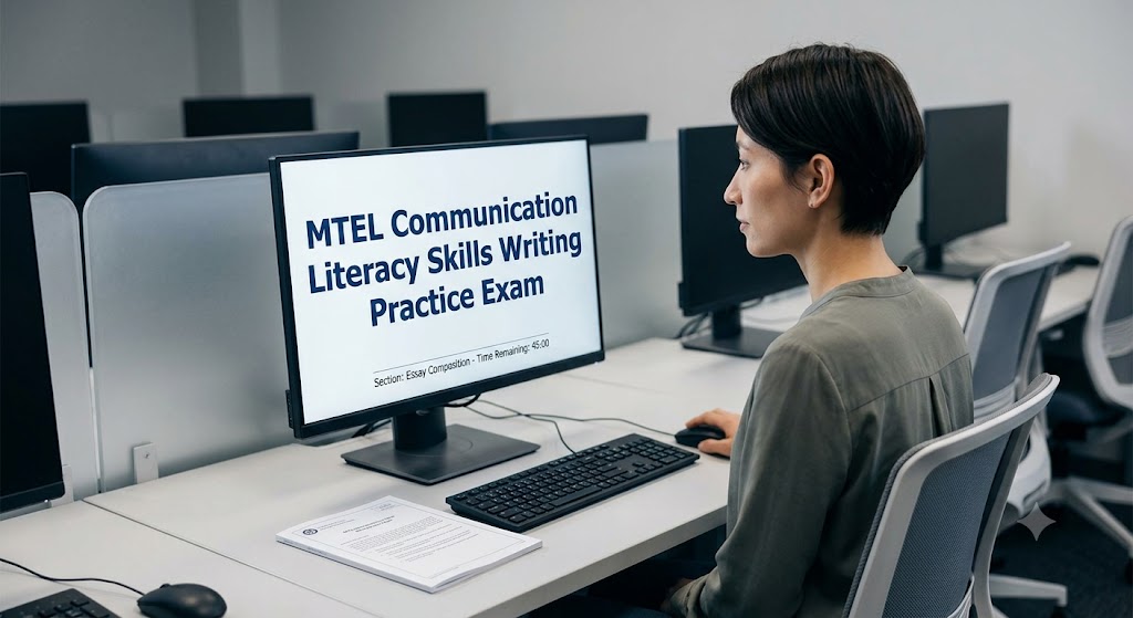 MTEL Communication Literacy Skills : Writing Practice Test Banner