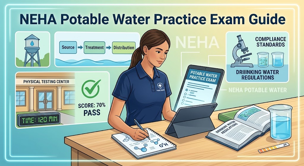 NEHA Potable Water Practice Exam Banner
