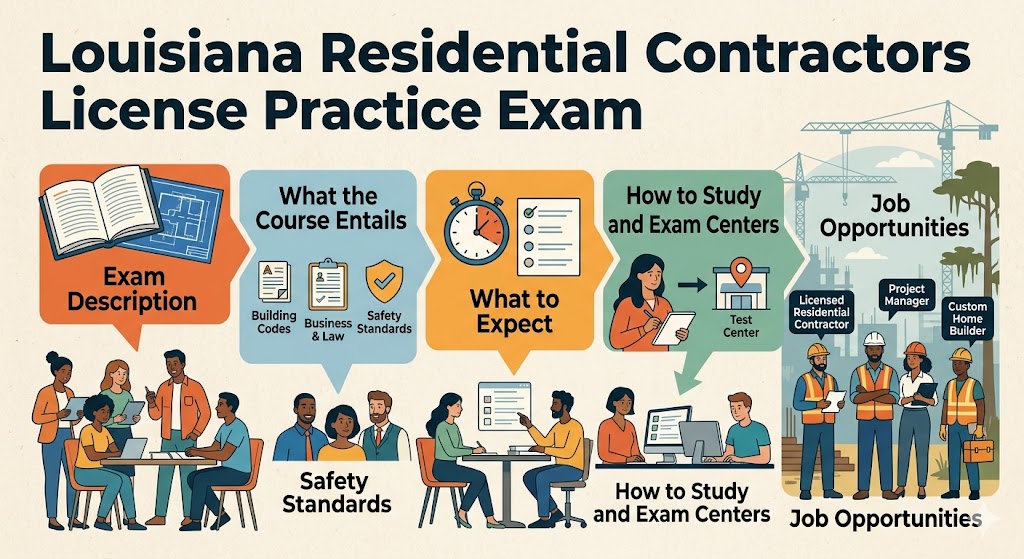 Louisiana Residential Contractors License Practice Test Banner