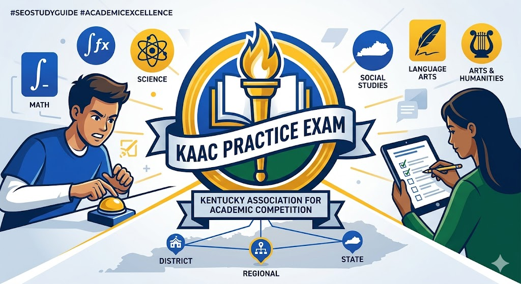 Kentucky Association for Academic Competition (KAAC) Practice Test Banner