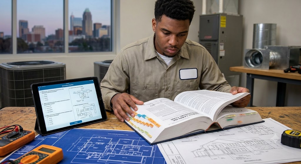 North Carolina Mechanical Code Practice Exam Guide Banner