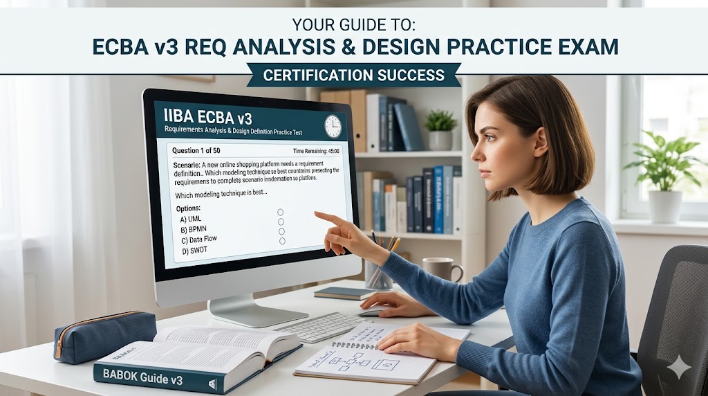 ECBA v3 Requirements Analysis and Design Definition Practice Test Banner