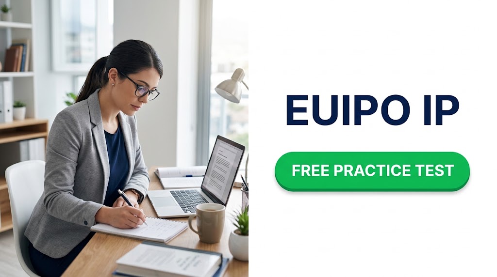 EUIPO IP Practice Test & Exam Prep Banner