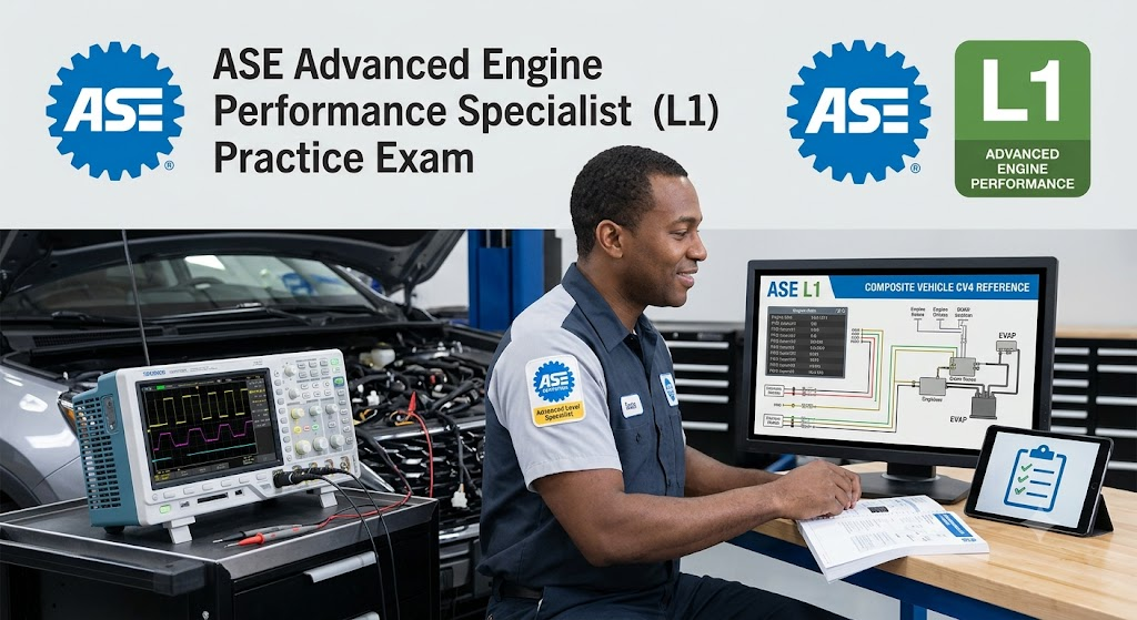 ASE Advanced Engine Performance Specialist Certification (L1) Practice Test Banner