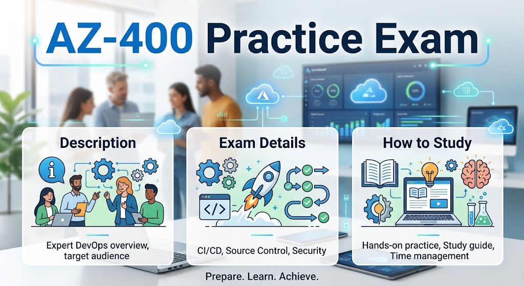 AZ-400 Practice Exam Banner