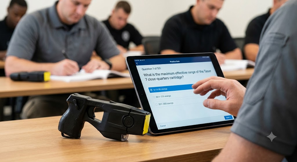 Taser 7 User Certification Practice Exam Banner