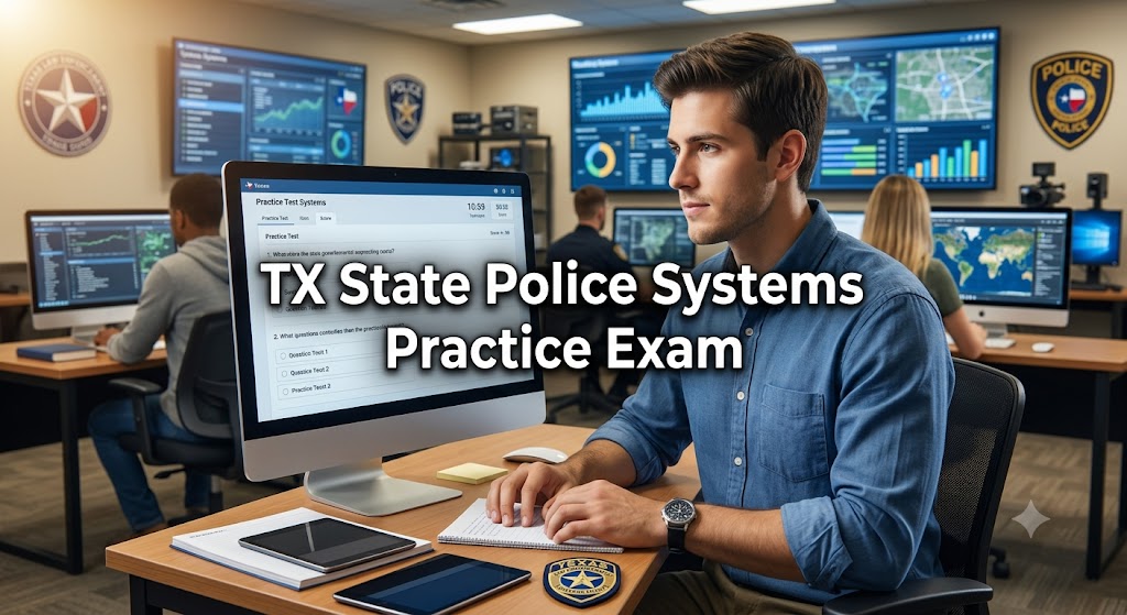 Texas State Police Systems Practice Test Banner
