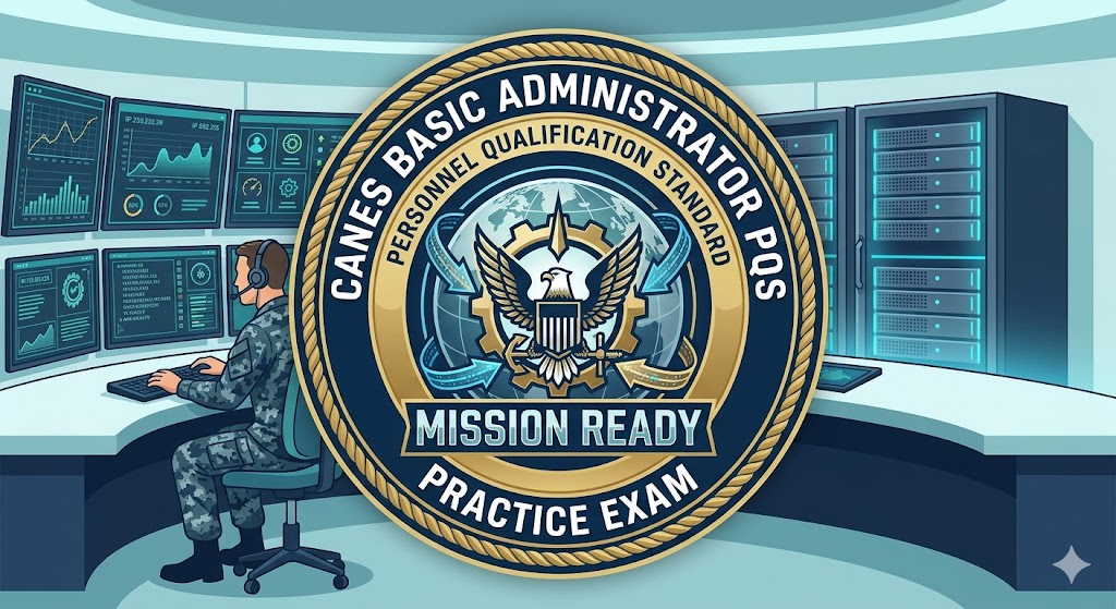 CANES Basic Administrator Personnel Qualification Standard (PQS) Practice Exam Banner