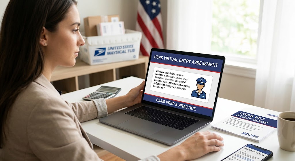 Usps Vea Practice Test & Exam Prep Banner