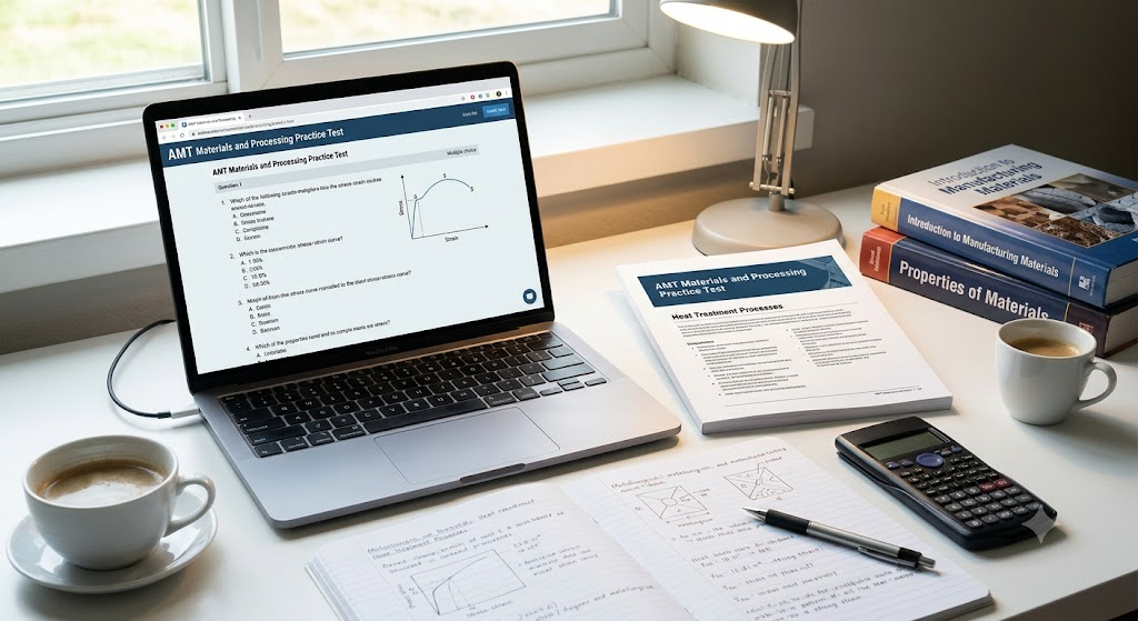 AMT Materials and Processing practice Test Banner