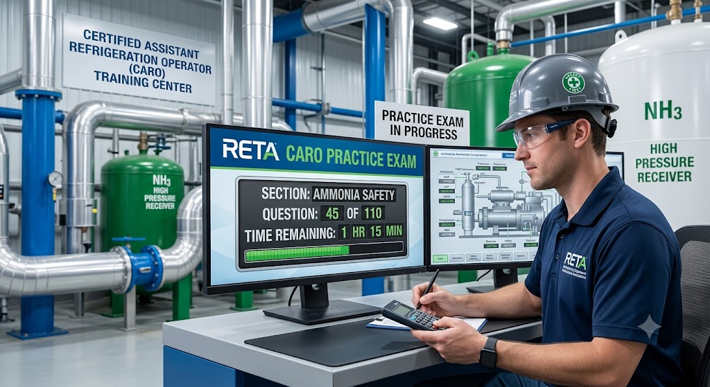 RETA Certified Assistant Refrigeration Operator (CARO) Practice Exam Banner