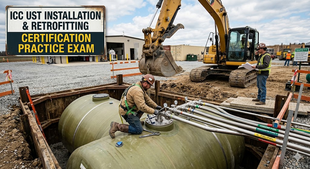 ICC Underground Storage Tank (UST) Installation and Retrofitting Certification Practice Exam Banner