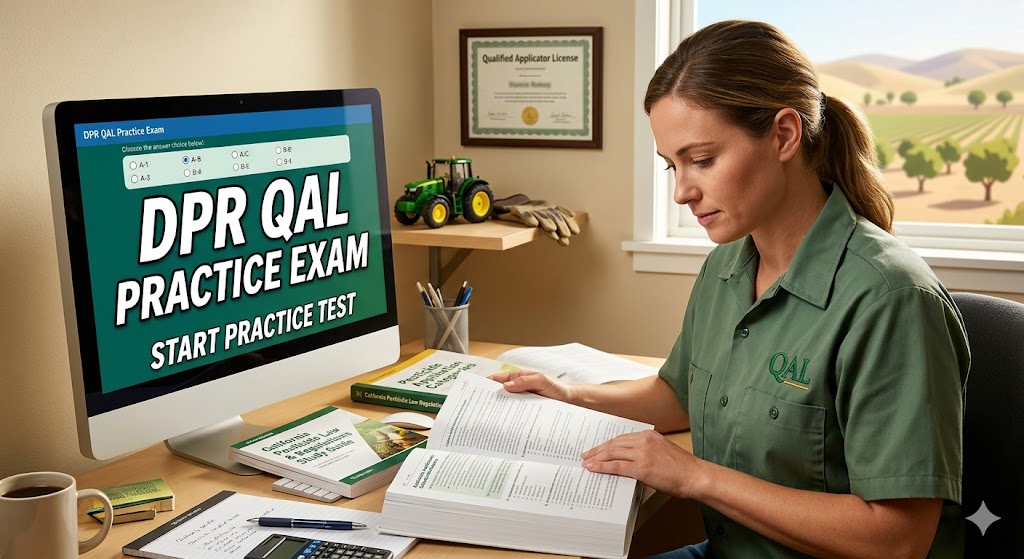 DPR Qualified Applicator's License (QAL) Practice Test Banner