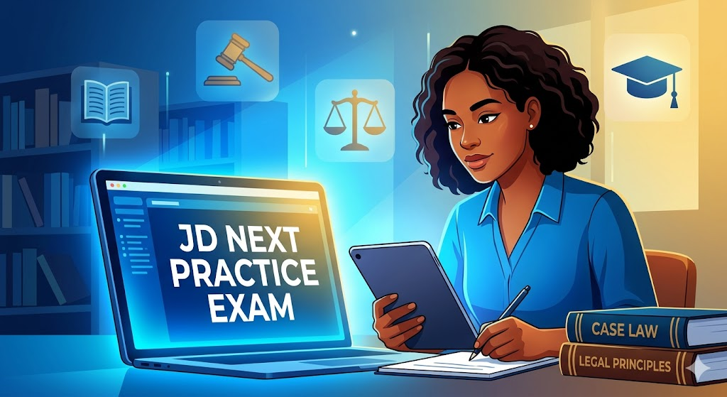 JD Next Practice Exam Banner