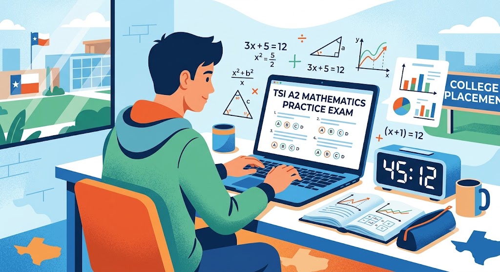 TSI A2 Mathematics Practice Test Banner