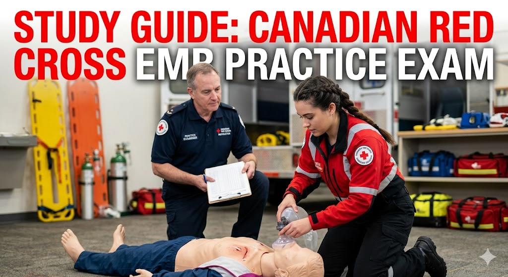 Canadian Red Cross Emergency Medical Responder Practice Exam Banner