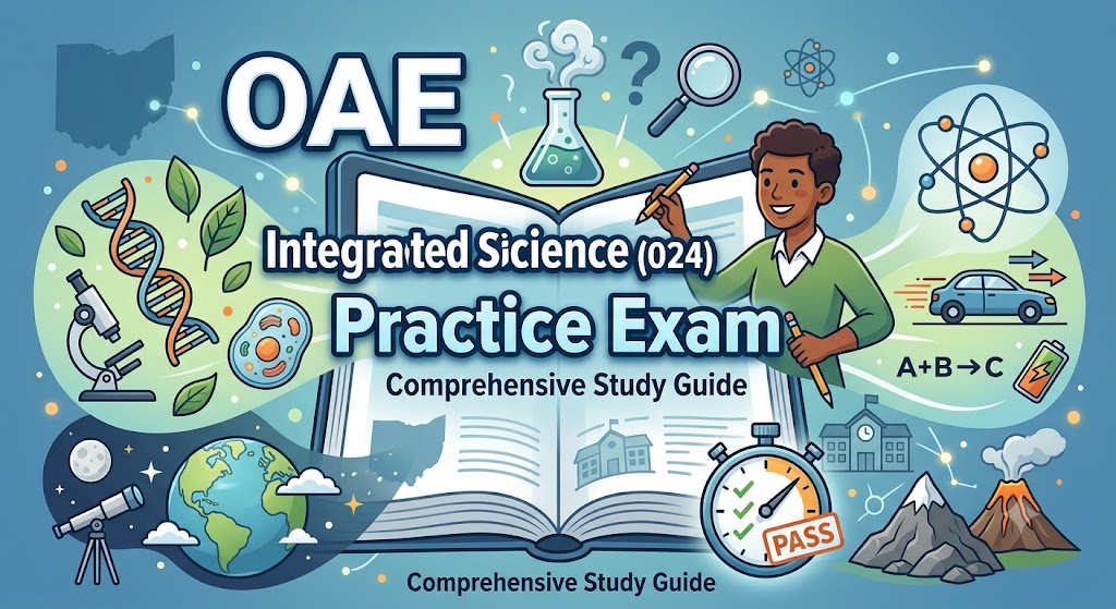 OAE Integrated Science Practice Exam Banner
