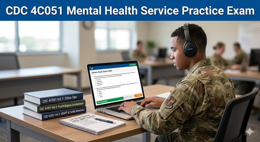 CDC 4C051 Mental Health Service Comprehensive Practice Test Banner