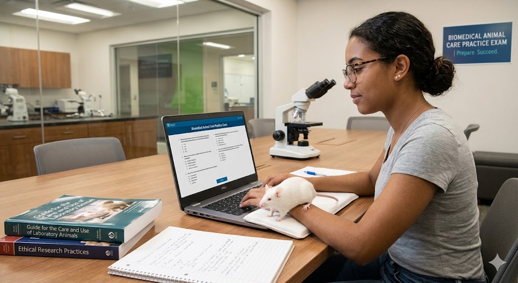 Comprehensive Guide to Animal Use and Care in Biomedical Research Practice Test Banner