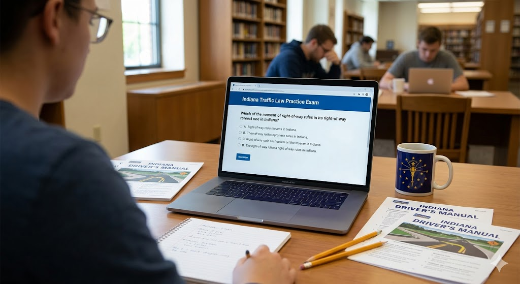 Indiana Traffic Law Practice Exam Banner